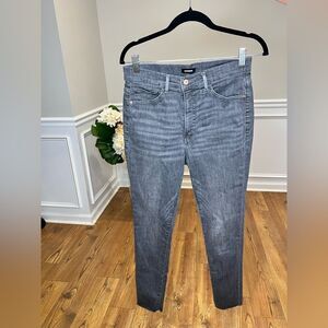 Express Skinny High Rise Grey jeans